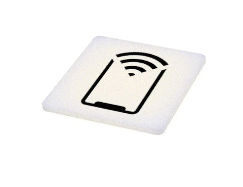 NFC tag square 20x20 mm PVC water proof vertical embed FDM/FFF