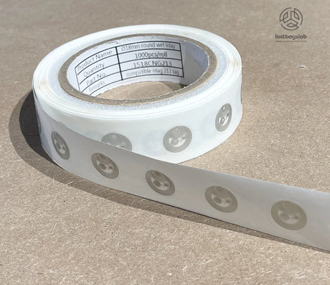 NFC tag round 18 mm for integration during FDM/FFF 3D printing