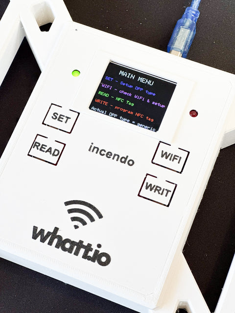 whatt.io INCENDO ONE White edition micro controller NFC programmer